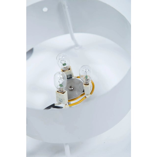 Metal Enameled Steel Lunar Eclipse Circular Wall Sconces - a Pair For Sale - Image 7 of 8