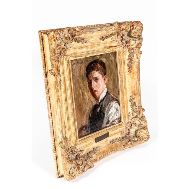 Black Original, Turn of the Century Self-Portrait For Sale - Image 8 of 9