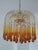 Murano Glass Teardrop Chandelier attributed to Paolo Venini, 1960s For Sale - Image 15 of 18