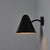 Mid-Century Modern 'ZuZu' Black Painted Brass Wall Sconce in the Style of Jacques Biny For Sale - Image 18 of 18