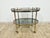 Vintage French Brass Serving Bar Cart, 1960s For Sale - Image 4 of 18