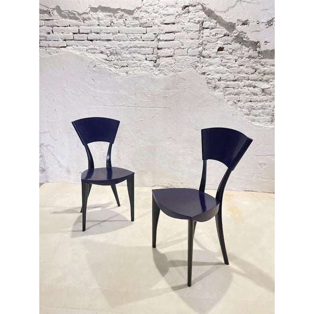 1990s Karina Chairs by J. Mancini & G. Fois-Dorell for Sawaya & Moroni, 1990s, Set of 2 For Sale - Image 5 of 18