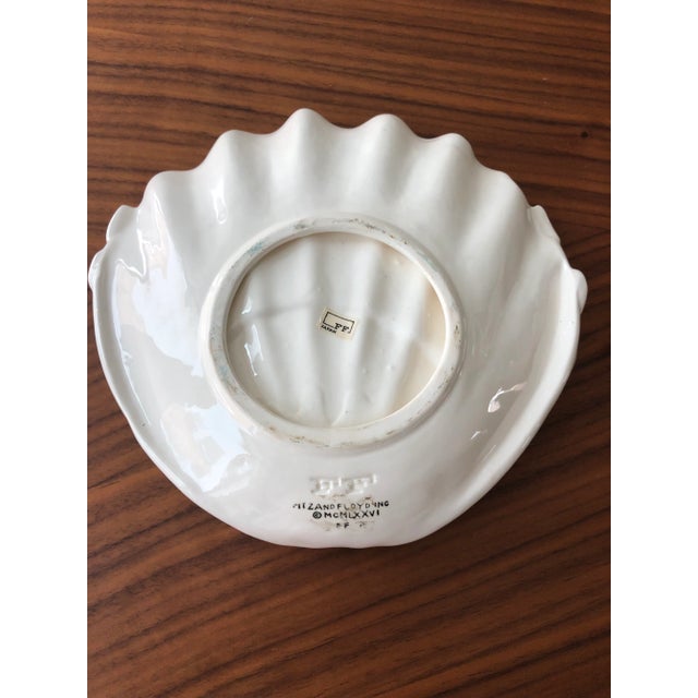 Fitz and Floyd 1976 Fitz and Floyd Blush Coquille Catchall For Sale - Image 4 of 7