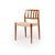 Brown Vintage Danish Mid-Century Niels Otto Møller No. 83 Teak Dining Chairs (Set of 6) For Sale - Image 8 of 8