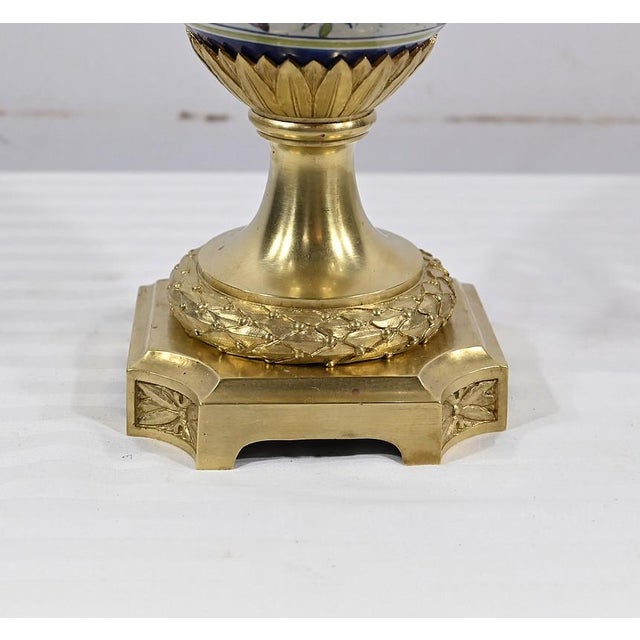 Napoleon III Earthenware Lamp in Earthenware For Sale - Image 13 of 18
