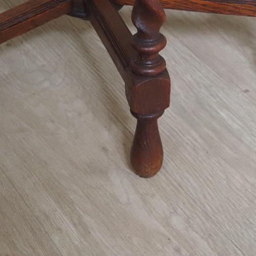 Antique Baroque Style Side Table with Twisted Columns, 1890 For Sale - Image 11 of 14