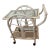 1990s Rattan Bar Cart For Sale