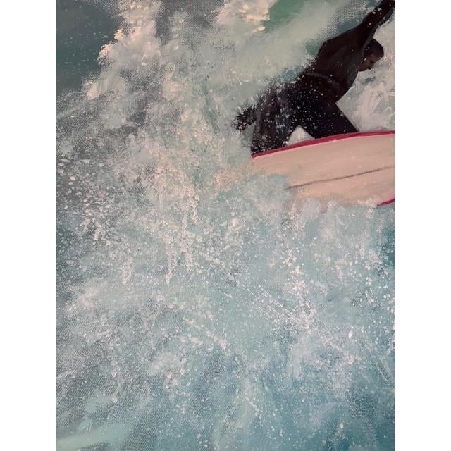 Oceanside, Ca, Original Oil Painting on Canvas by Jessica Fairley For Sale - Image 4 of 6