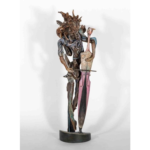 Lorenzo Servalli, Evocation Sculpture, 1998, Wood For Sale - Image 4 of 4
