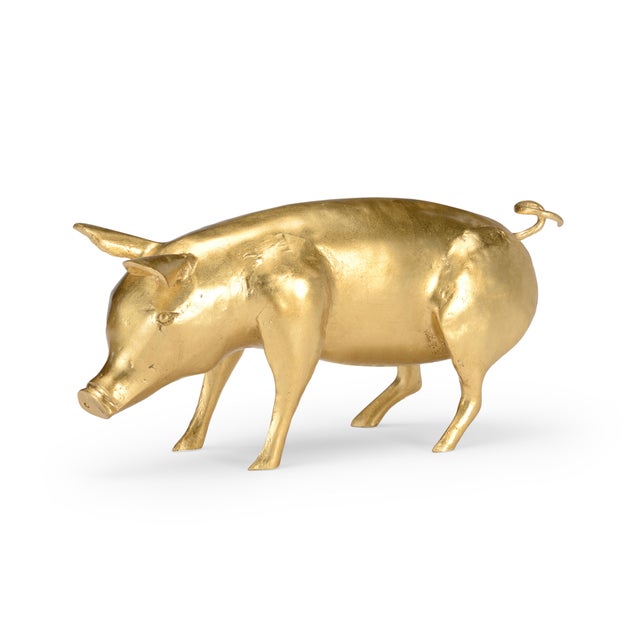 cast composite gold leaf finish