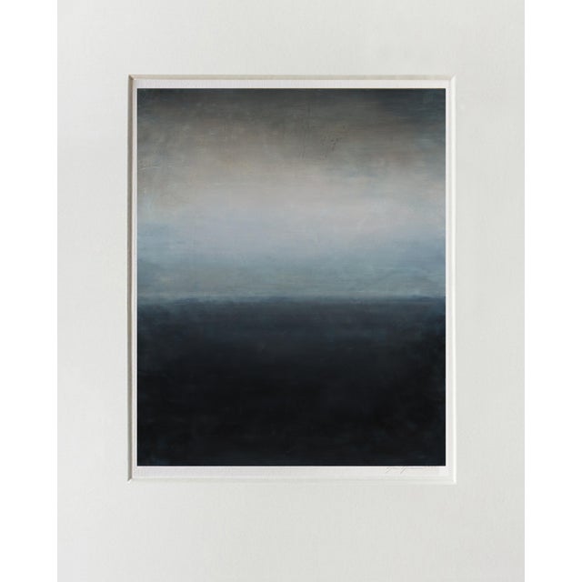 Janise Yntema Contemporary Abstract Cold Wax, Oil Stick and Mixed Media on Canvas Paper "Umi 2" by Janise Yntema For Sale - Image 4 of 4