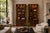 Brown 1960s Architectural Brazilian Modern Style Bookcases in Aged Reclaimed Rosewood, Pair For Sale - Image 8 of 17