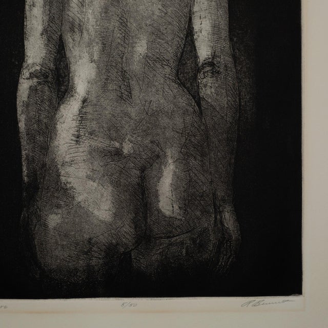 Richard M. Bennett, Departure, Limited Edition Lithograph Signed For Sale - Image 4 of 5