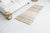 Off-white Oushak Turkish Stripe Kilim Runner For Sale - Image 8 of 10