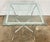 Maison Jansen Vintage NeoClassical Maison Jansen Style Steel and Brass Hoofed Table For Sale - Image 4 of 8