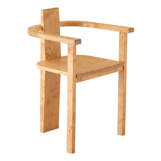 Swedish Birch Armchair, 1990s For Sale