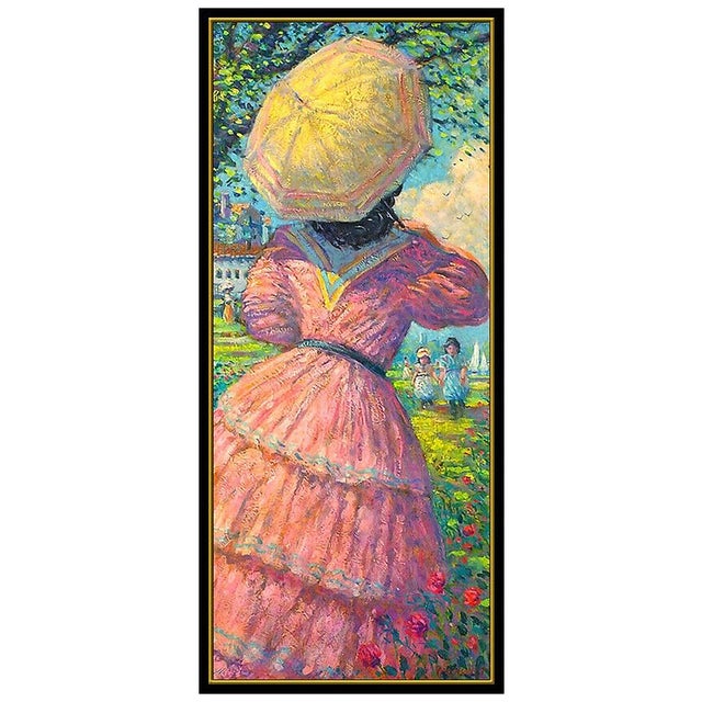 Realism 1980s Afternoon in the Park, Tom Perkinson For Sale - Image 3 of 5