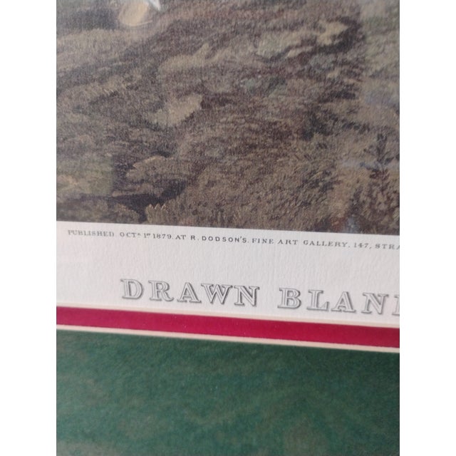 English Vintage t.n.h. Walsh and e.g. Hester Engraving Fox Hunting Print “Drawn Blank” For Sale - Image 3 of 11