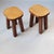 Brown Brutalist Side Tables, 1970s, Set of 2 For Sale - Image 8 of 8