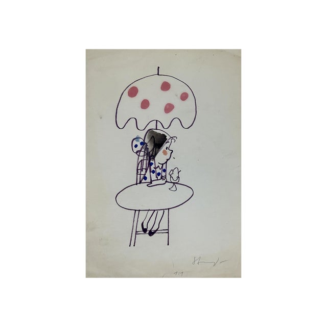 Original illustration, watercolour second half of xx c. signed janusz stanny (b. 1932- d.2014) janusz stanny was a polish...