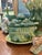Make a memorable statement at the table with this monumental vintage majolica broccoli tureen, complete with its original...