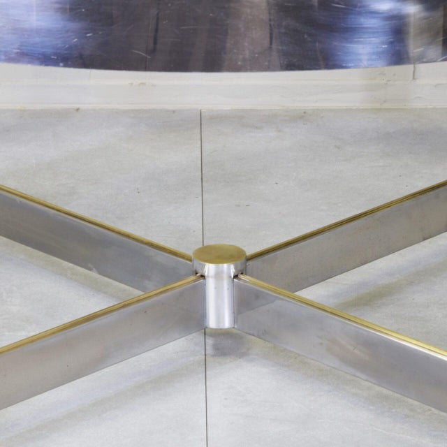 1970s Dining Table by Sandro Petti for Metalart, 1970s For Sale - Image 5 of 12