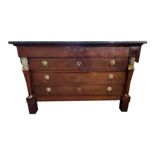 18th Century French Empire Marble Top Chest of Drawer / Commodes For Sale