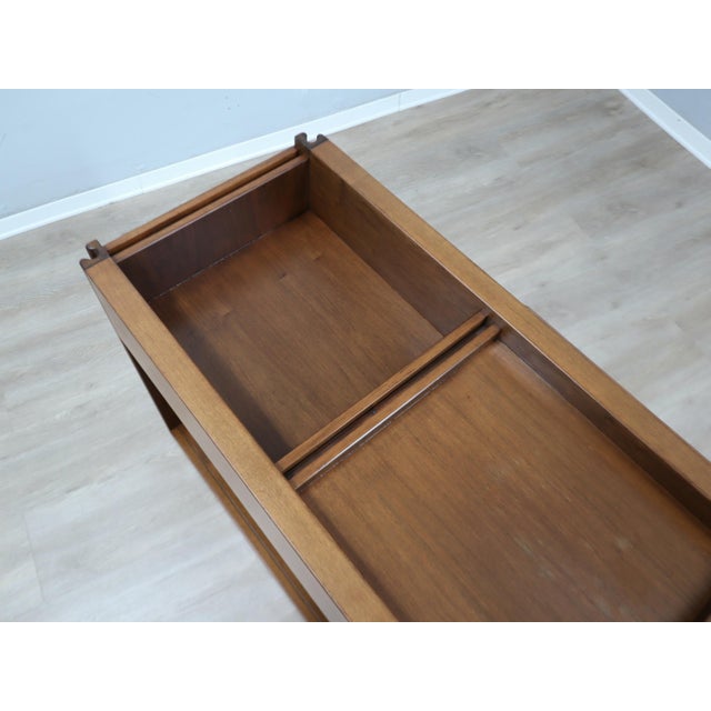 4D Series Wood Bar Cart by Angelo Mangiarotti for Molteni, 1970s For Sale - Image 10 of 15