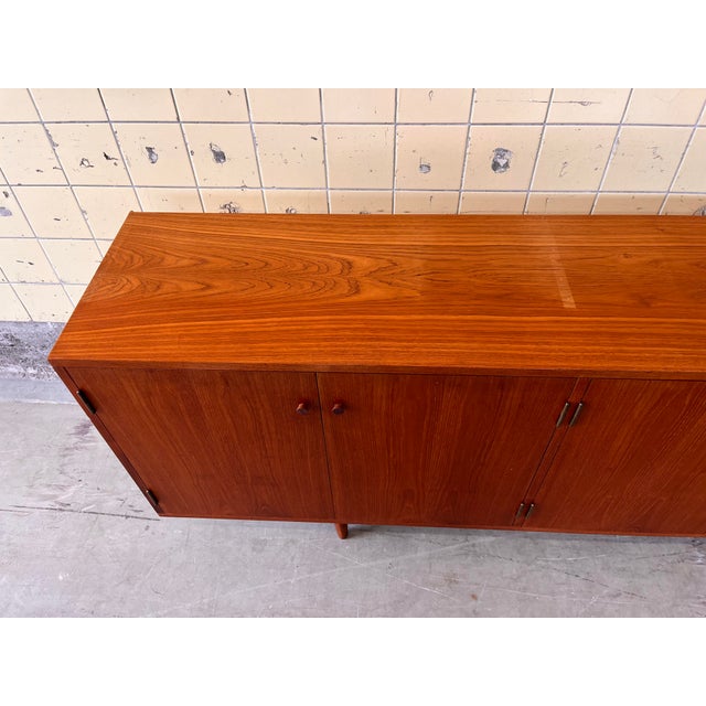 1960s Vintage Sideboard in Teak Veneer, 1960s For Sale - Image 5 of 11