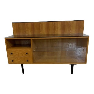 Vintage Wall Cabinet by Mojmir Pozar, 1960 For Sale