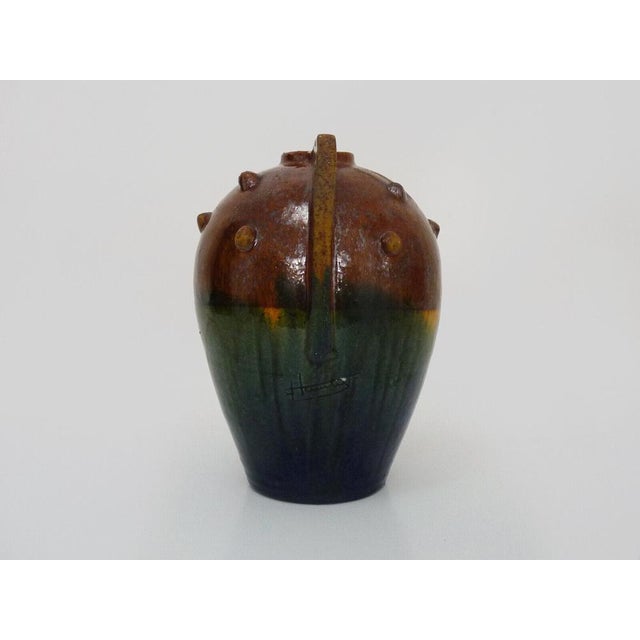 Warm-Flamed Sandstone Vase, 1980s For Sale - Image 6 of 11