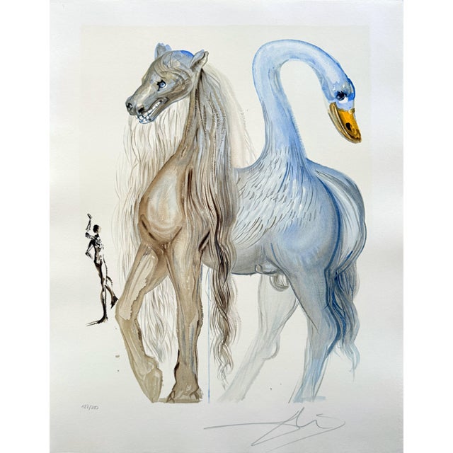 Salvador Dalí, Horace's Chimera, 1970, Lithograph For Sale - Image 9 of 9