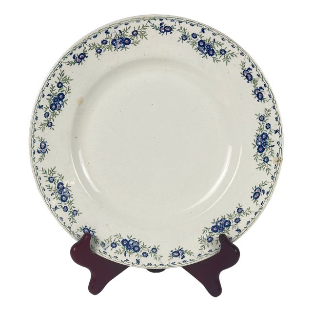 Round Dish from Sarreguemines, 1875-1920 For Sale