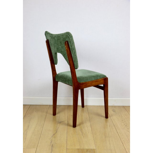 Vintage Olive Chairs by Rajmund Hałas, 1970s, Set of 2 For Sale - Image 9 of 14