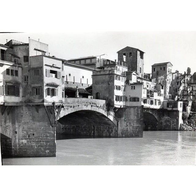 1950s Florence Italy Ponte Vecchio, 1954 For Sale - Image 5 of 5