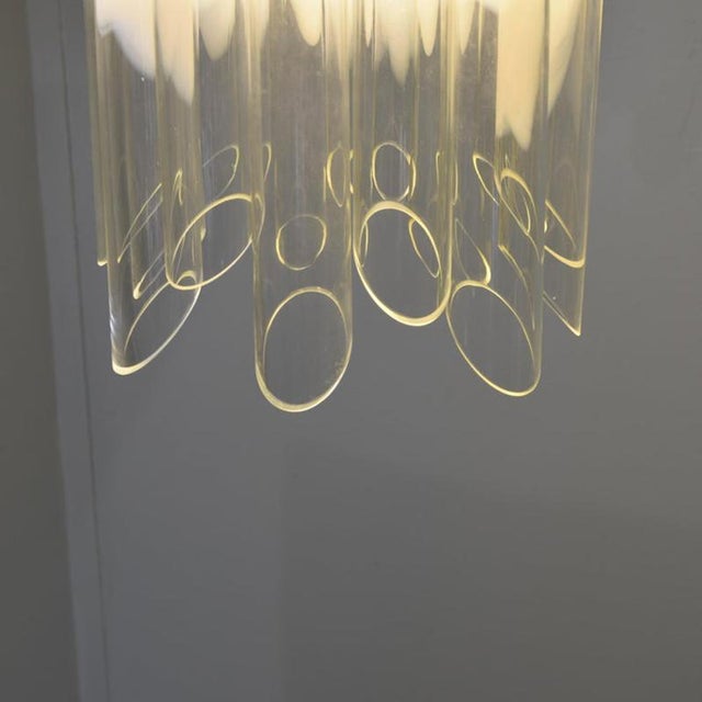 Metal Vintage Space Age Ceiling Lamp from Goffredo Reggiani, 1970s For Sale - Image 7 of 12