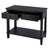 2020s Flagstaff 36 in. W Rectangular Wood 2 Drawer Console Table with Lower Open Shelf, Washed Black For Sale - Image 5 of 11