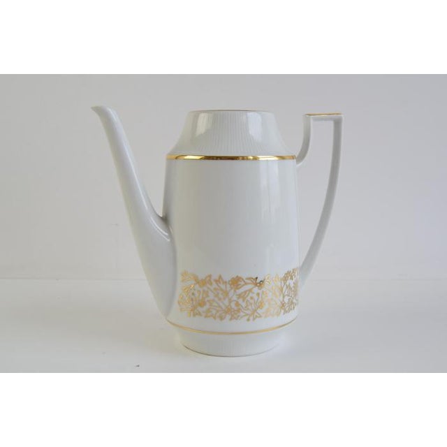 1960s Mid-Century Porcelain Coffee Pot from Birkenhammer, Former Czechoslovakia, 1969 For Sale - Image 5 of 12