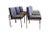 Modern Harvey Probber Flat Bar Dining Chairs - Set of 6 For Sale In Dallas - Image 6 of 9