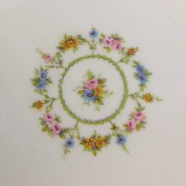 Traditional Antique Theodore Haviland Coupe Soup/Cereal Bowl in Schleiger 630-2 - Set of Six For Sale - Image 3 of 7