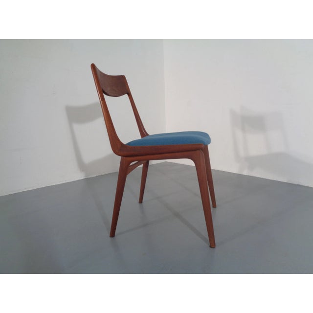 Mid-Century Modern Vintage Boomerang Dining Chair by Alfred Christensen for Slagelse Møbelværk, 1950s For Sale - Image 3 of 13