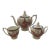 Wedgwood Ralph Lauren Hampton Floral Teapot Creamer and Sugar For Sale