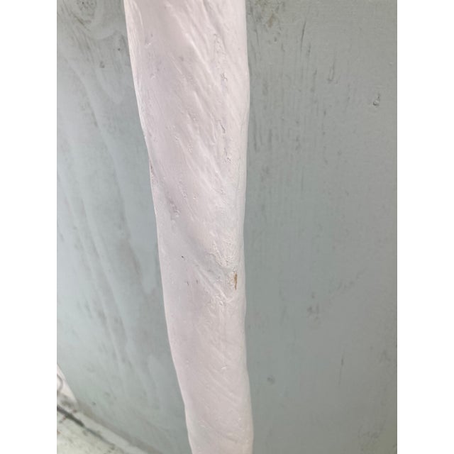 Tony Duquette Faux Narwhal Tusks Handmade and Painted- A Pair For Sale - Image 9 of 10