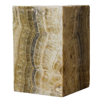 Side Table in Onyx For Sale