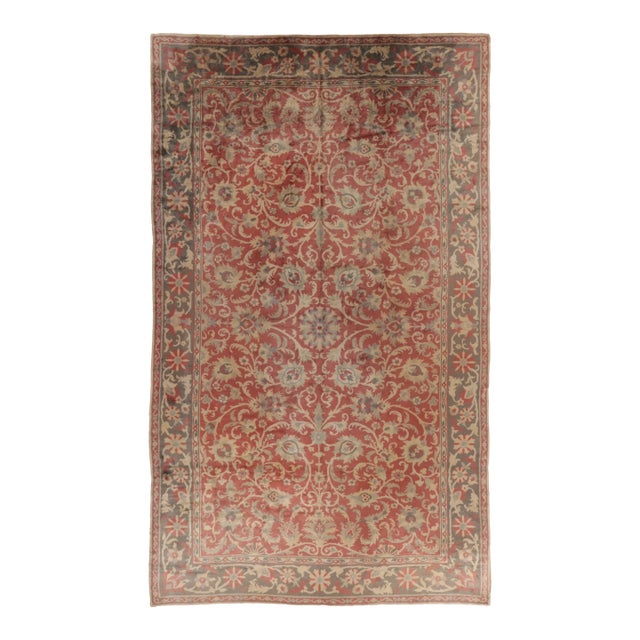 Oversized Antique 20th Century Spanish Rug With Rich Floral Vinery - Rug & Kilim For Sale