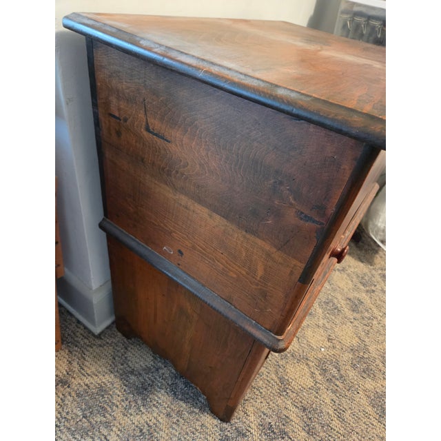 Antique Primitive Lift-Top Commode Washstand For Sale - Image 6 of 6