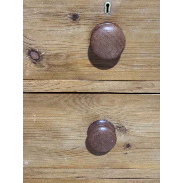 Antique Pine Two Over Three Drawers - Chest of Drawers From England For Sale - Image 10 of 18