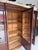 French Late 19th Century Mahogany Three-Door Glass Bookcase With Original Glass & Keys For Sale - Image 15 of 16