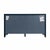 Nora 60 in. W Raffia 6 Drawer Dresser, Blueberry For Sale - Image 9 of 11