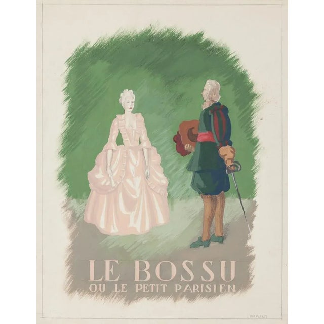 ''Le Bossu'' is an original drawing in tempera on paper, realized by Dupont. The state of preservation of the artwork is...